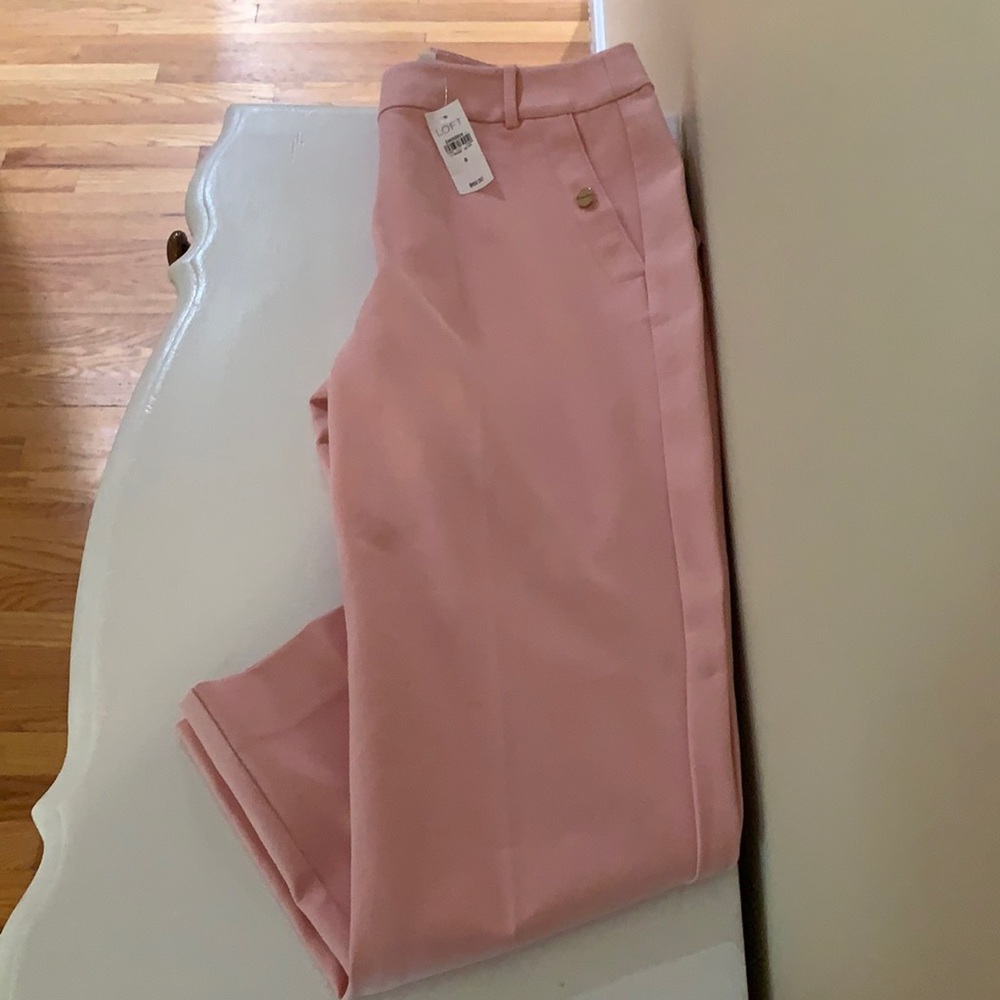 LOFT riviera pink pants